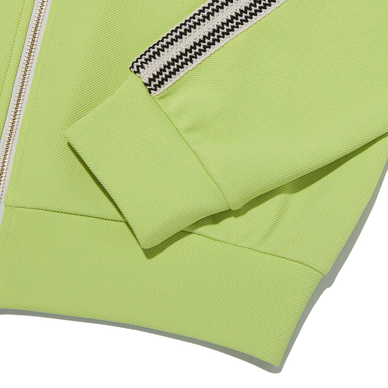 チェリーレーストラッククロップジャンパー【ライム】