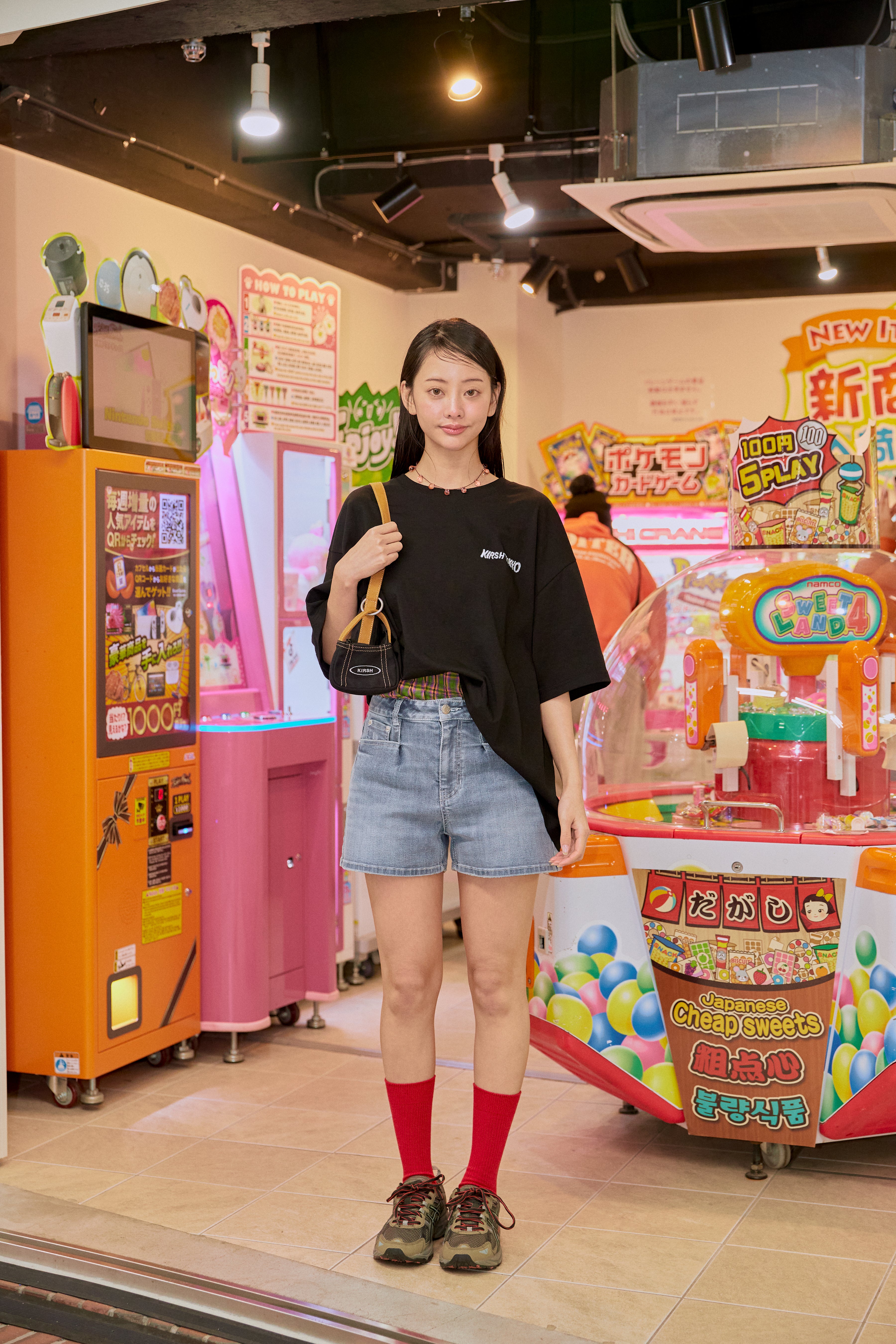 【日本限定】KIRSH X TOKYO ハンドロゴTシャツ【ブラック】