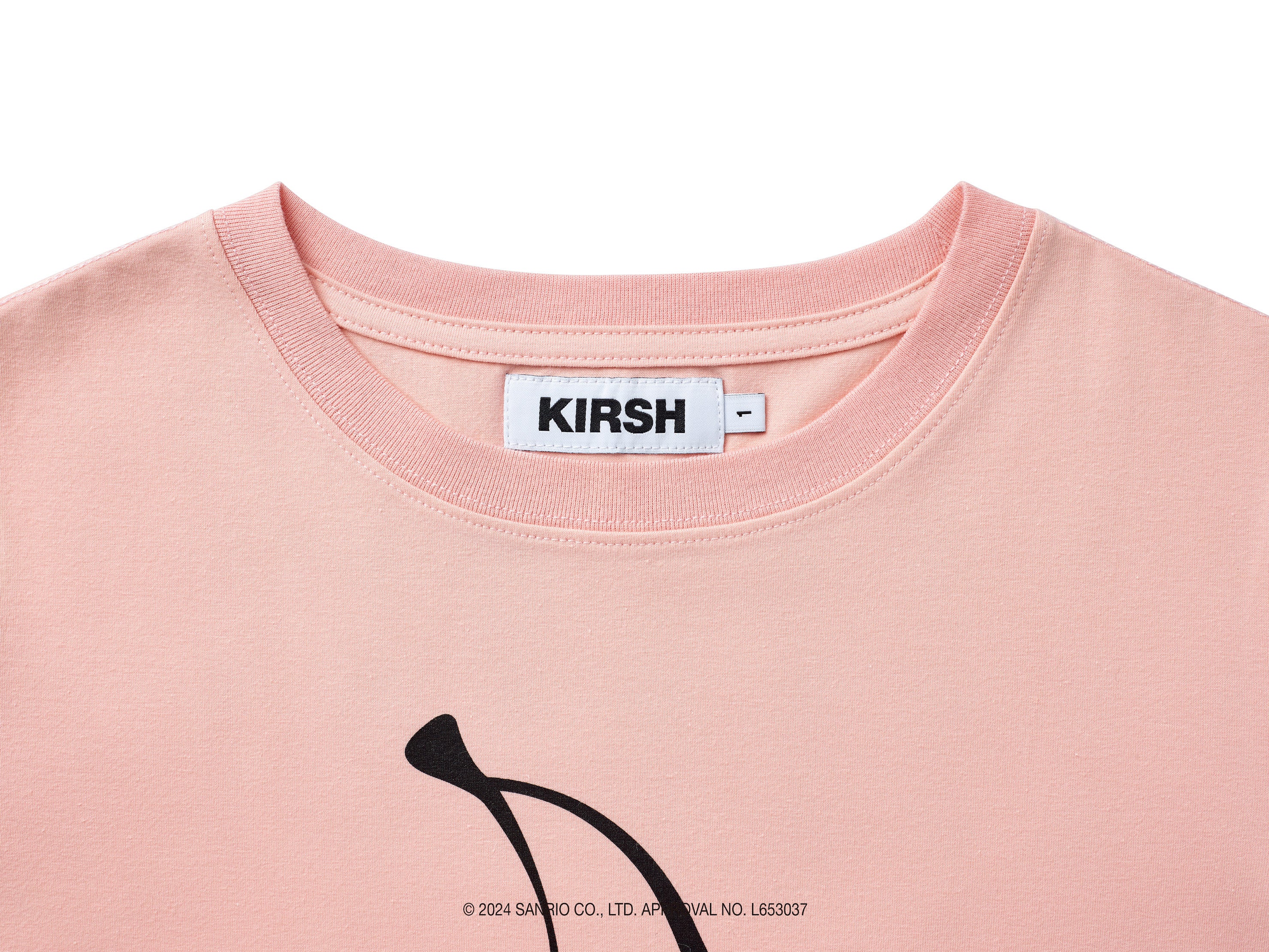 【KIRSH X HELLO KITTY】チェリークロップTシャツ【サーモン】