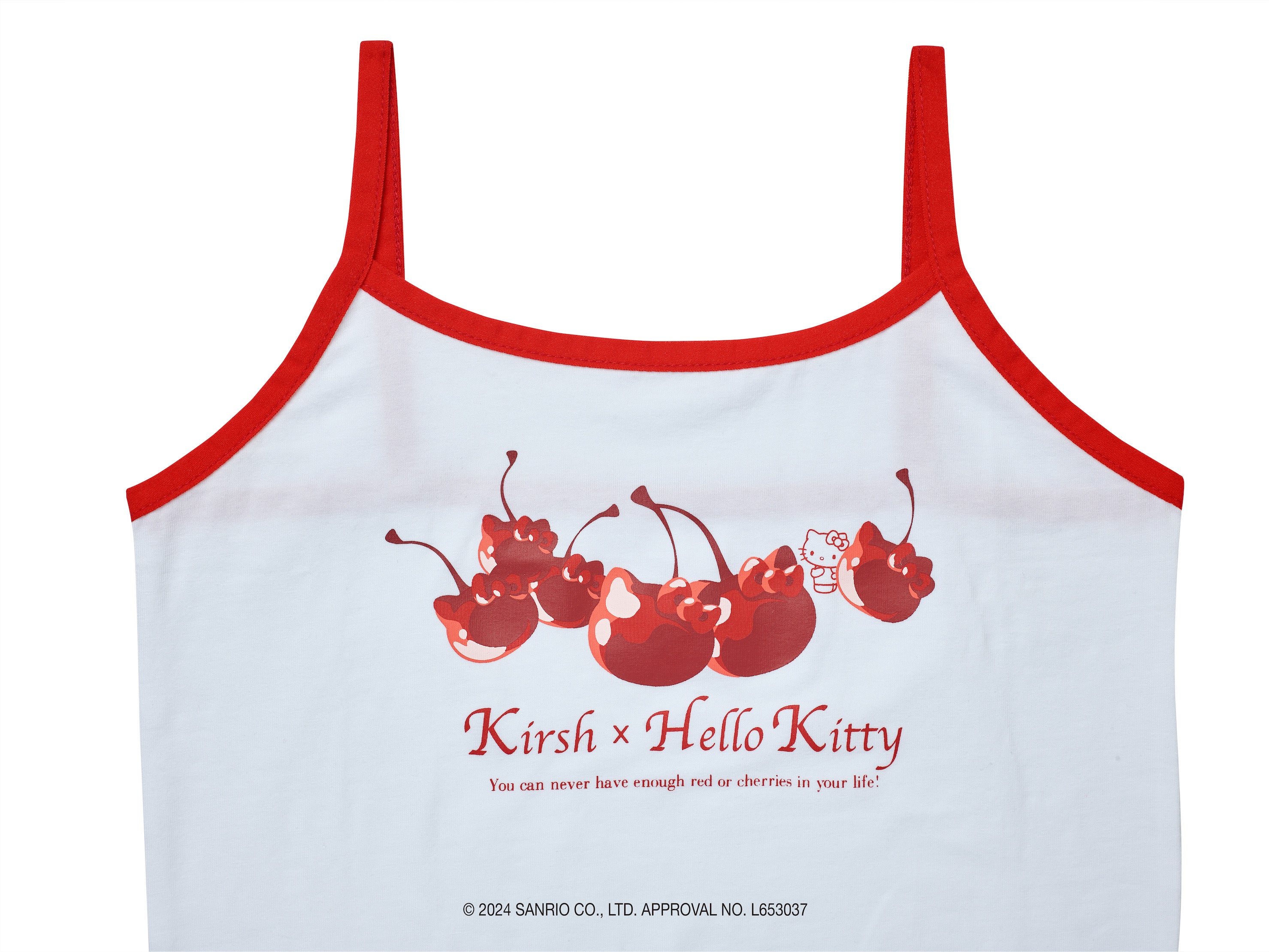 【KIRSH X HELLO KITTY】プリンティングスリーブレス【レッド】