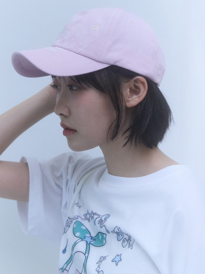 KIRSH X SUNONEBIRD エンブロイダリー ボールキャップ【スカイ】