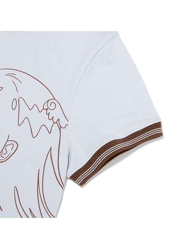 KIRSH X SUNONEBIRD リンガー Tシャツ【ライトイエロー】