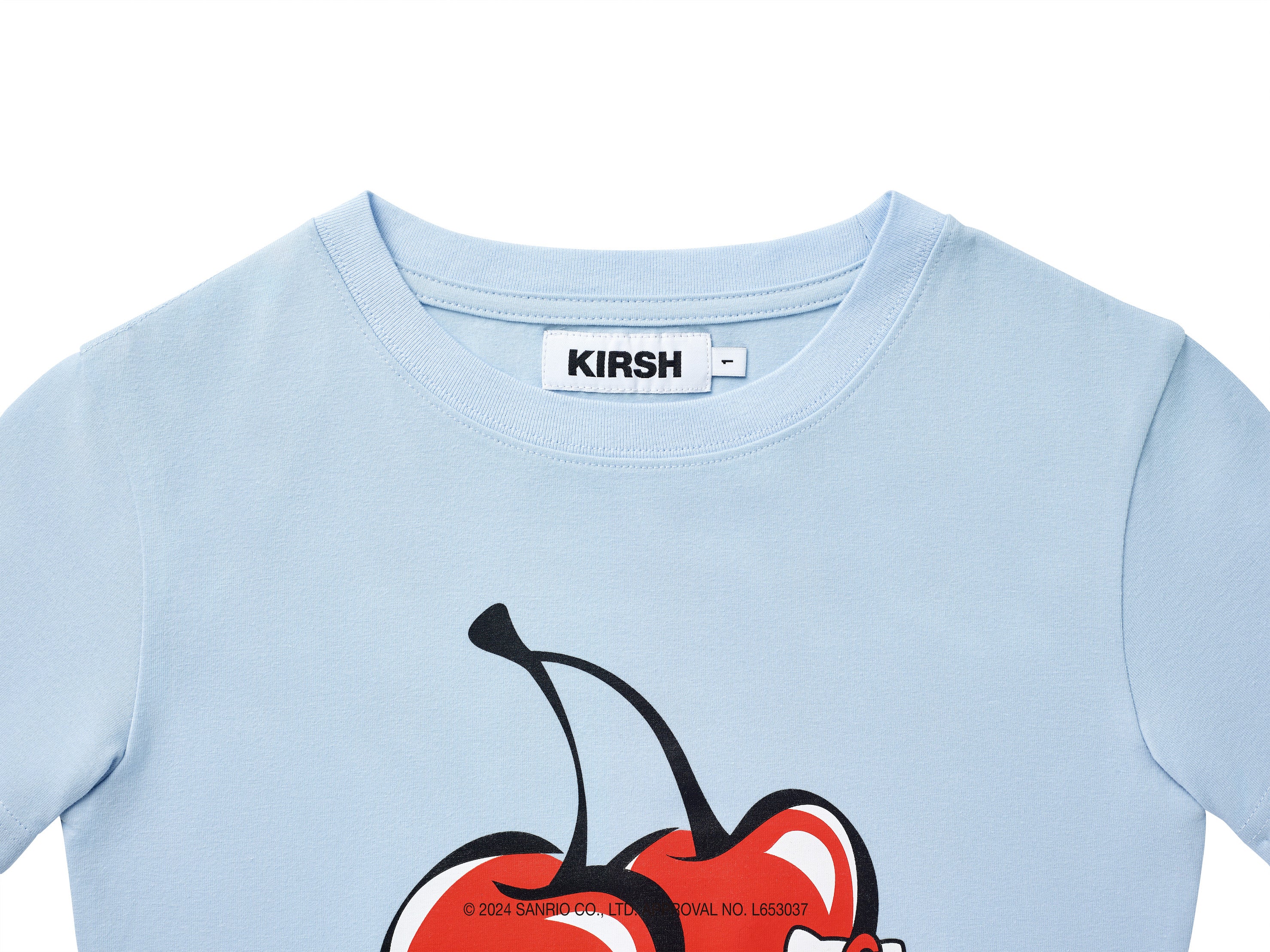 【KIRSH X HELLO KITTY】チェリークロップTシャツ【サーモン】