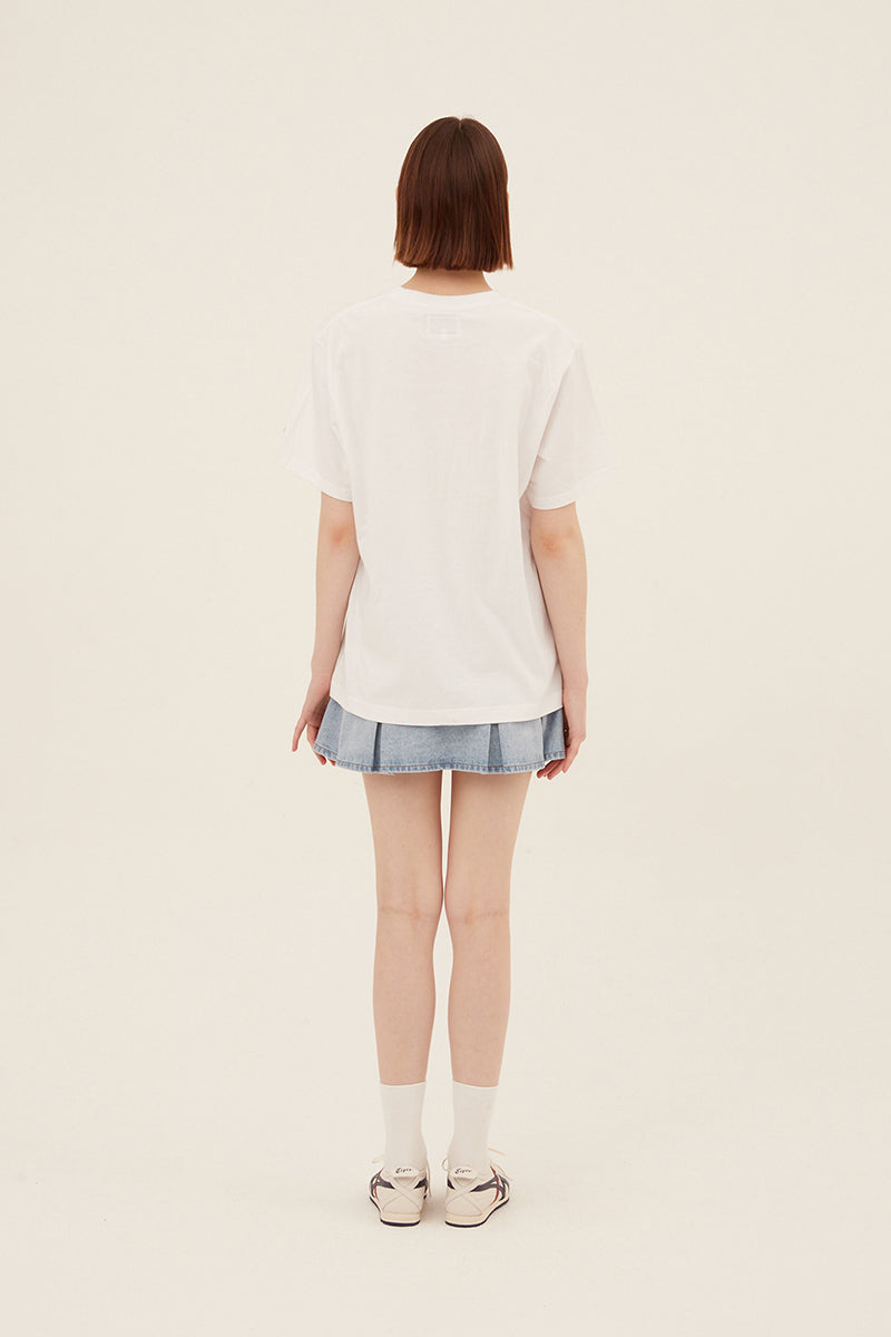 ビックチェリーTシャツ【ホワイト】