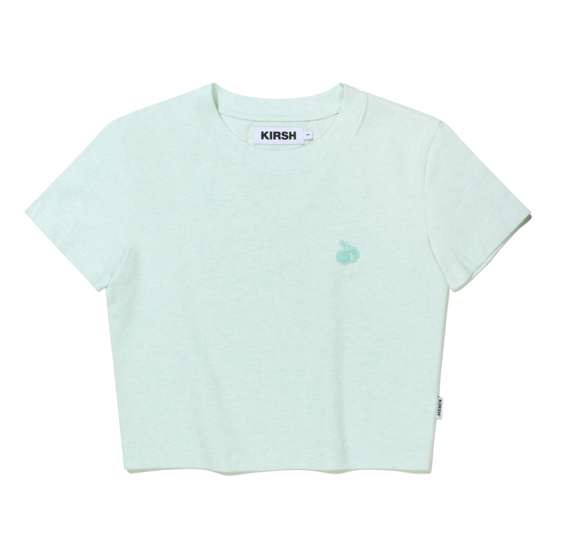 スモールチェリークロップTシャツ【ライトミント】