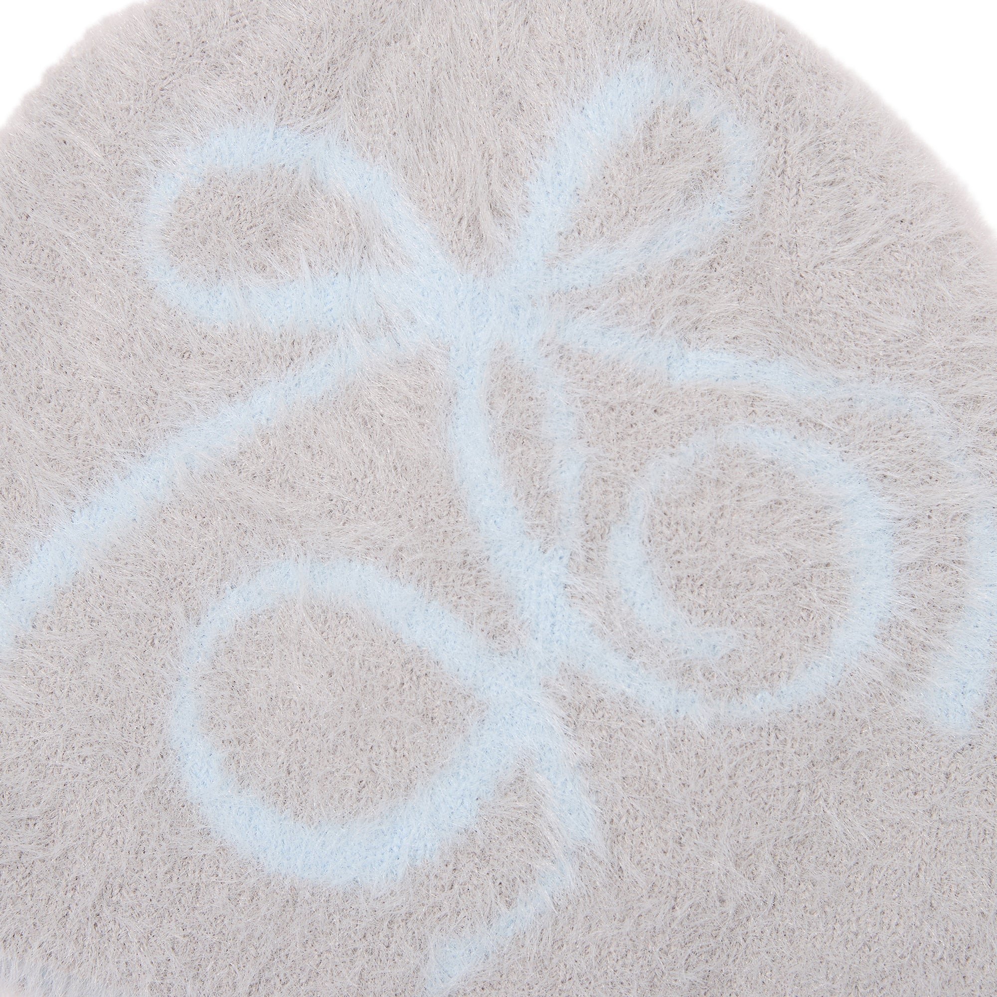 リボンチェリーモヘアビーニー【ブラック】