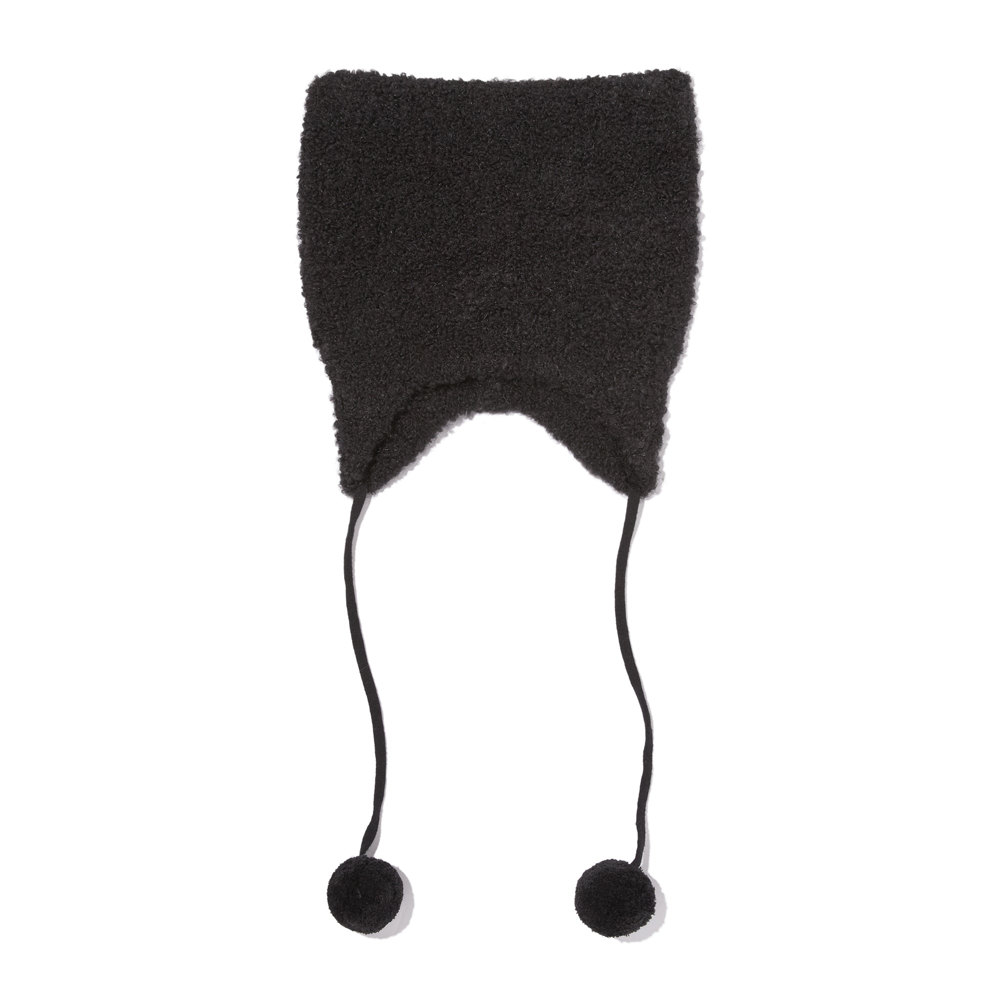 KIRSH X PYITU ポンポンニットビーニー【ブラック】