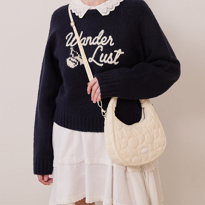 チェリーキルティング2ウェイバッグ【アイボリー】