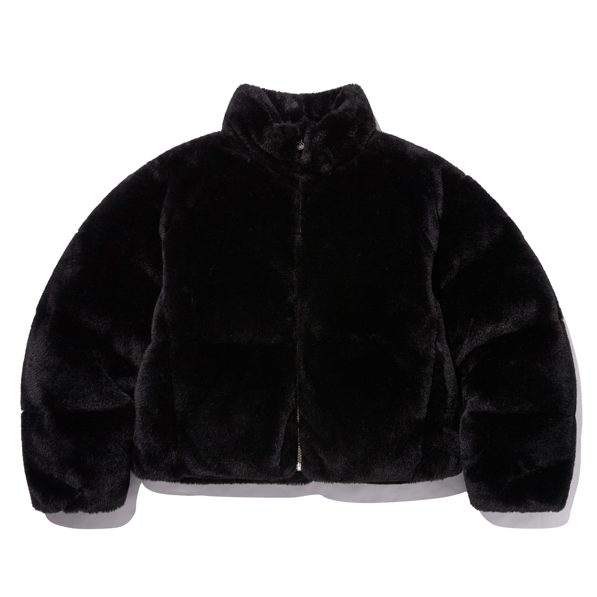 エコファーセミクロップダウンジャンパー【ブラック】