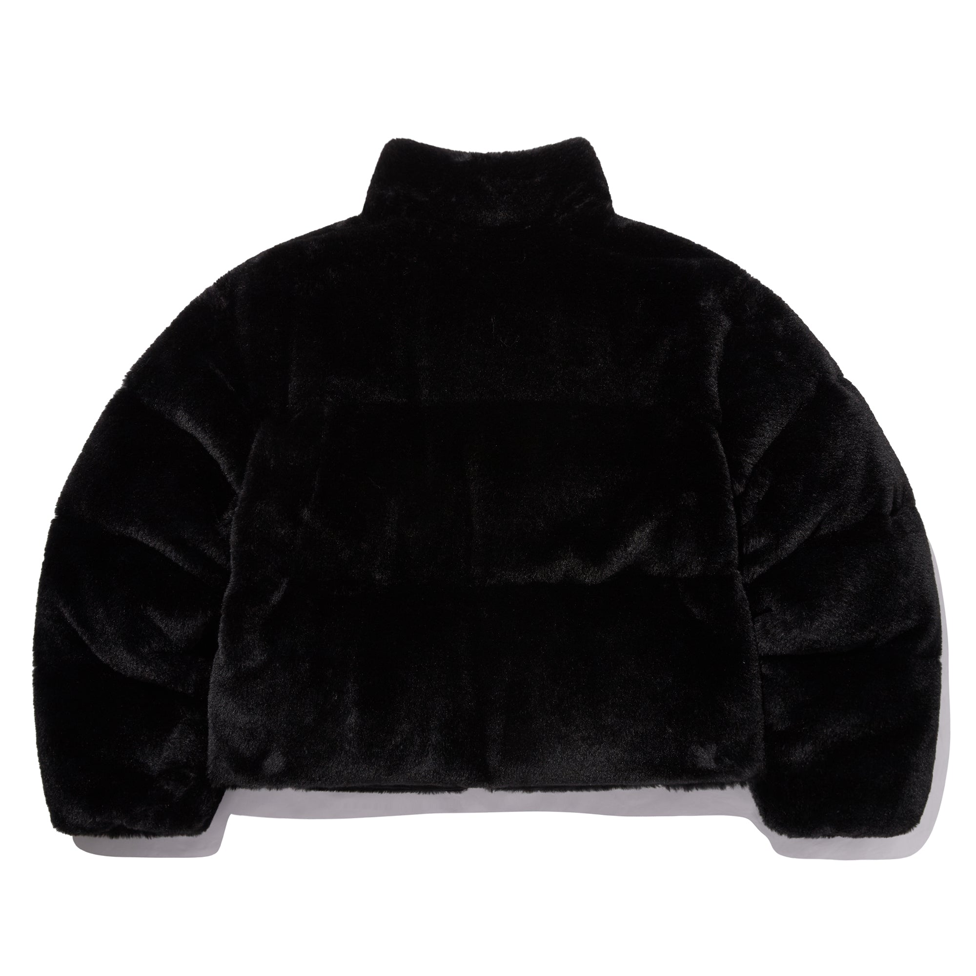 エコファーセミクロップダウンジャンパー【ブラック】