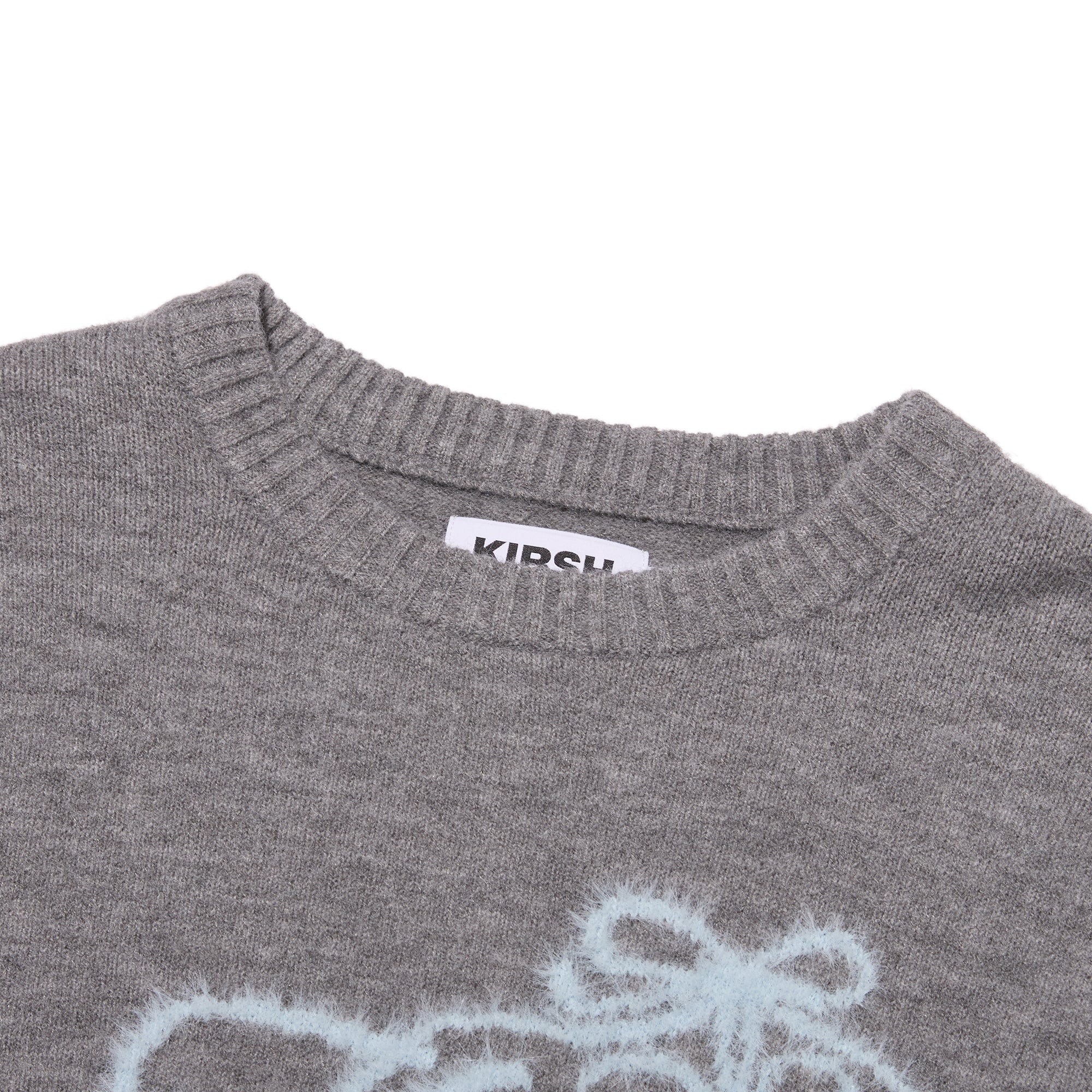 リボンチェリールーズフィットヘアリープルオーバー【アイボリー】