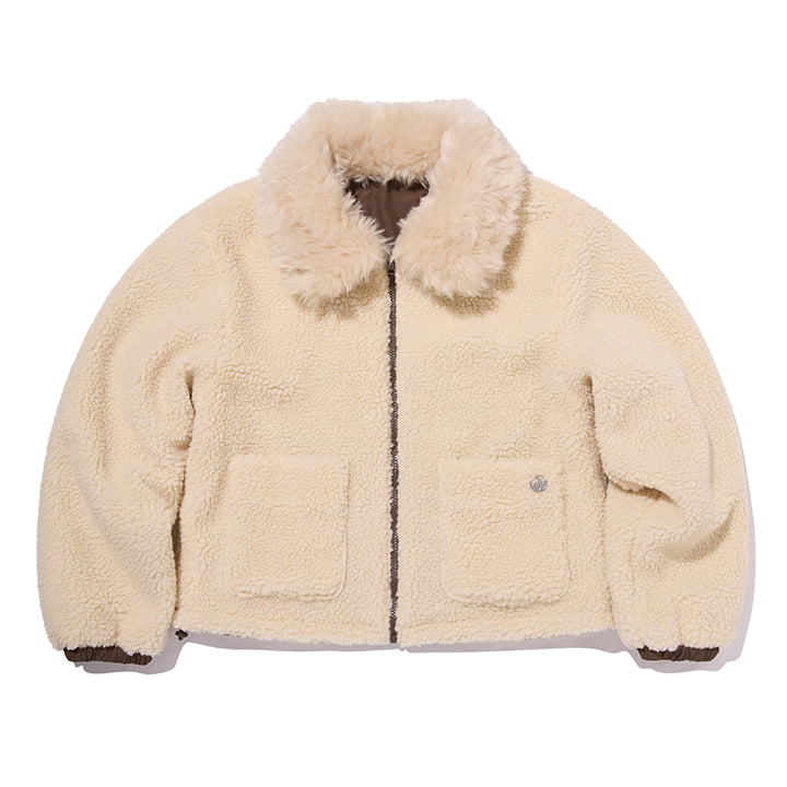 フォーファーリバーシブルパデッドジャケット【ブラウン】