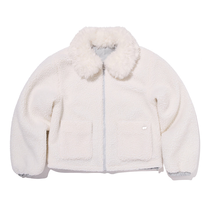 フォーファーリバーシブルパデッドジャケット【グレー】