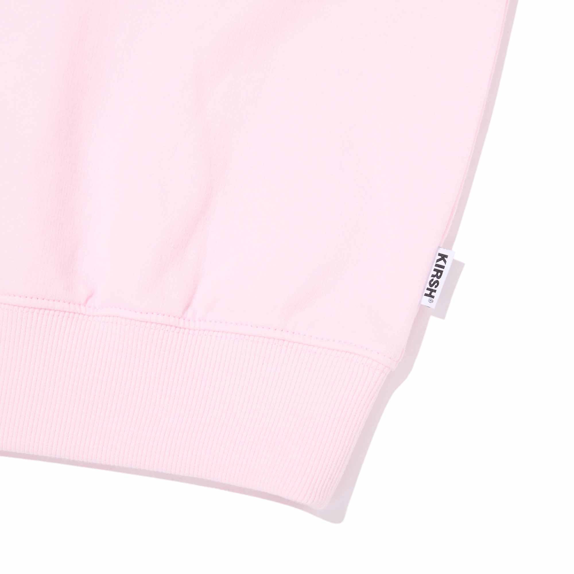 USAチェリー&ハートアップリケ ルーズフィットスウェット【ホワイト】