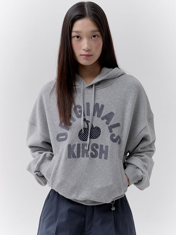 アーチチェリークロップフーディ【メランジグレー】