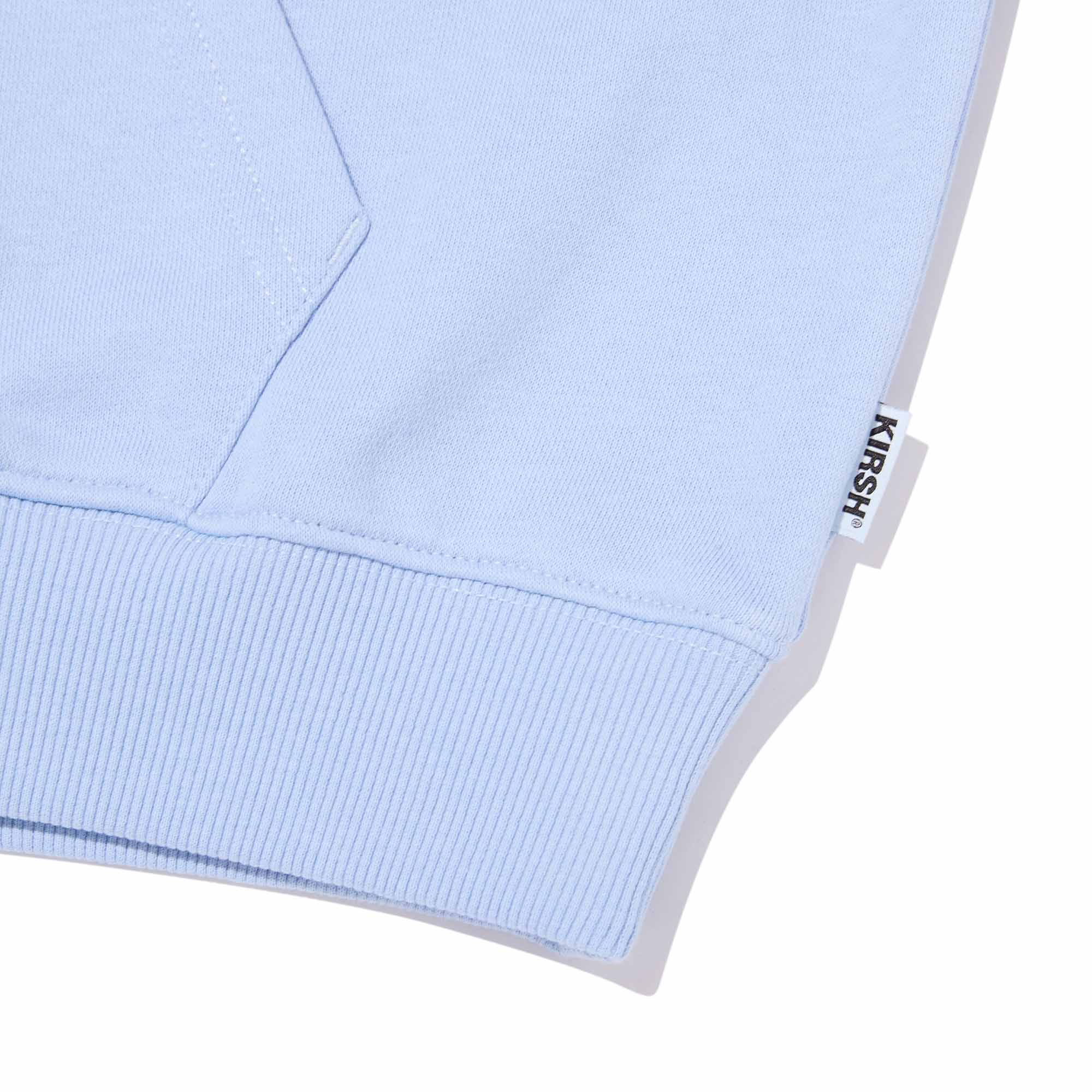 USAチェリー&ハートアップリケクロップドフーディー【スカイ】