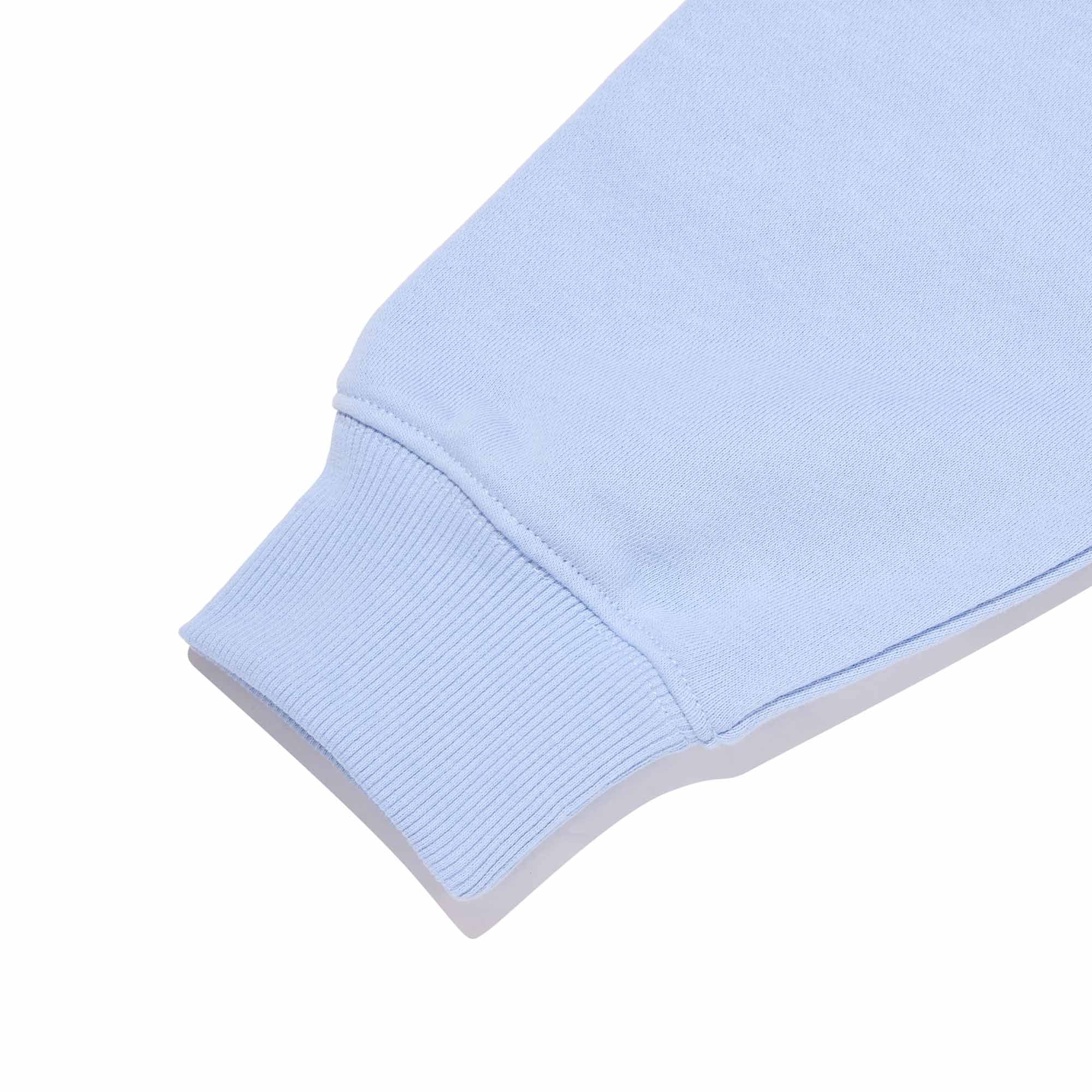 USAチェリー&ハートアップリケクロップドフーディー【スカイ】