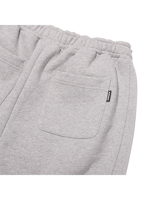 チェリーグラフィックルーズフィットスウェットパンツ【メランジグレー】