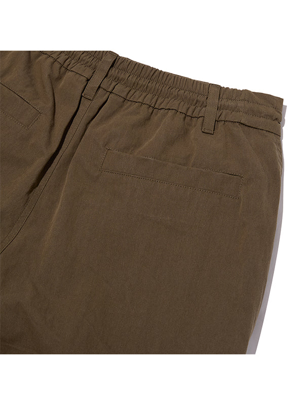プレーンナイロンカーゴパンツ【カーキ】