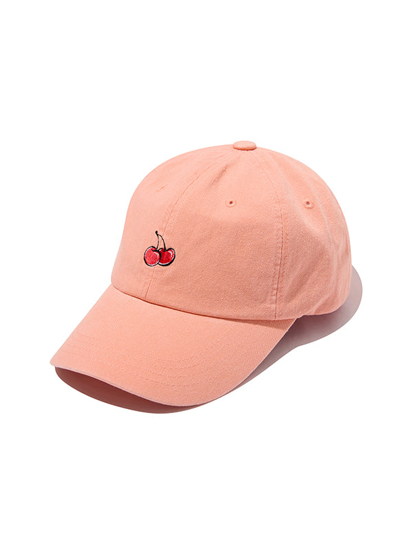 スモールチェリーロゴボールキャップ【コーラル】