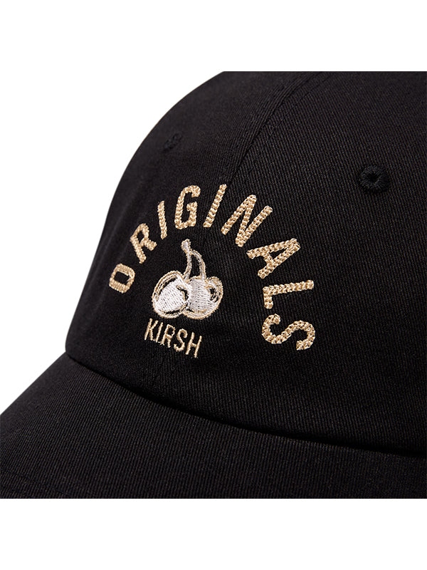 チェリーグラフィックボールキャップ【ブラック】