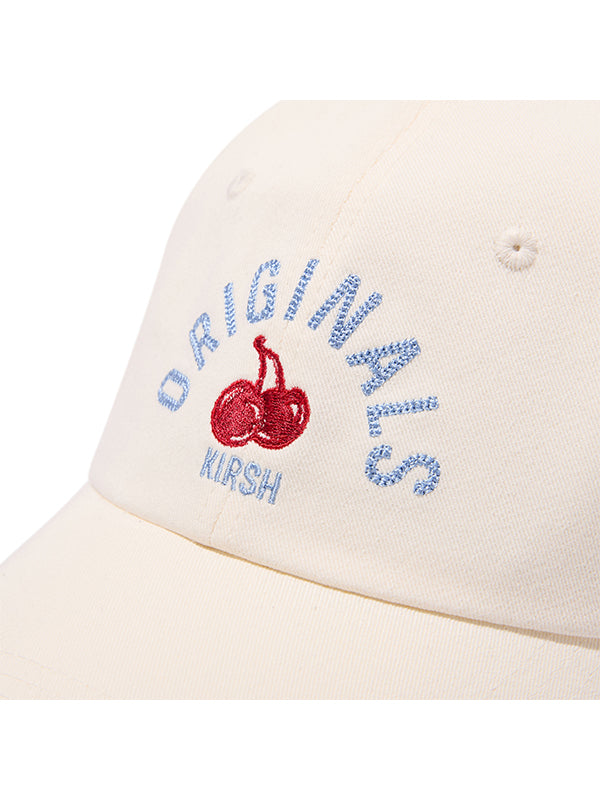 チェリーグラフィックボールキャップ【ブラック】