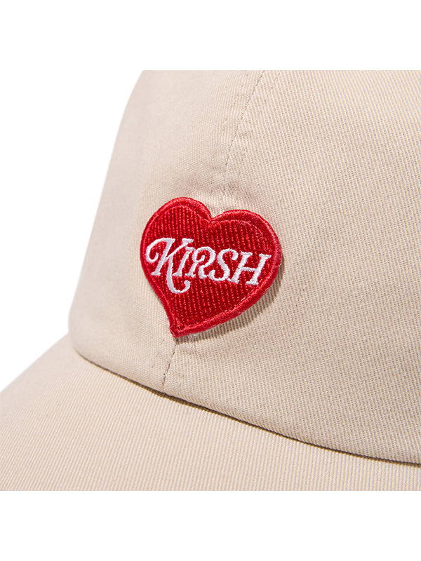 ハートパッチボールキャップ【インディゴブルー】