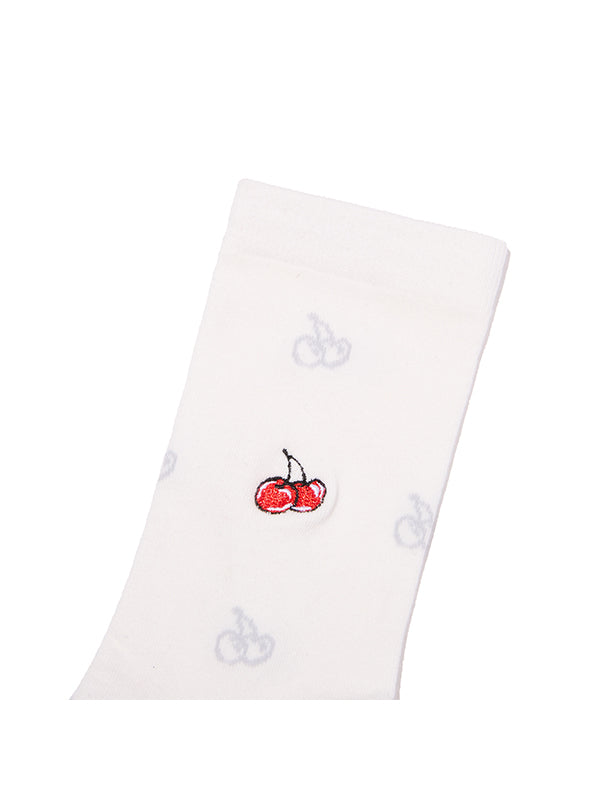 オールオーバーチェリーソックス【ブルー】