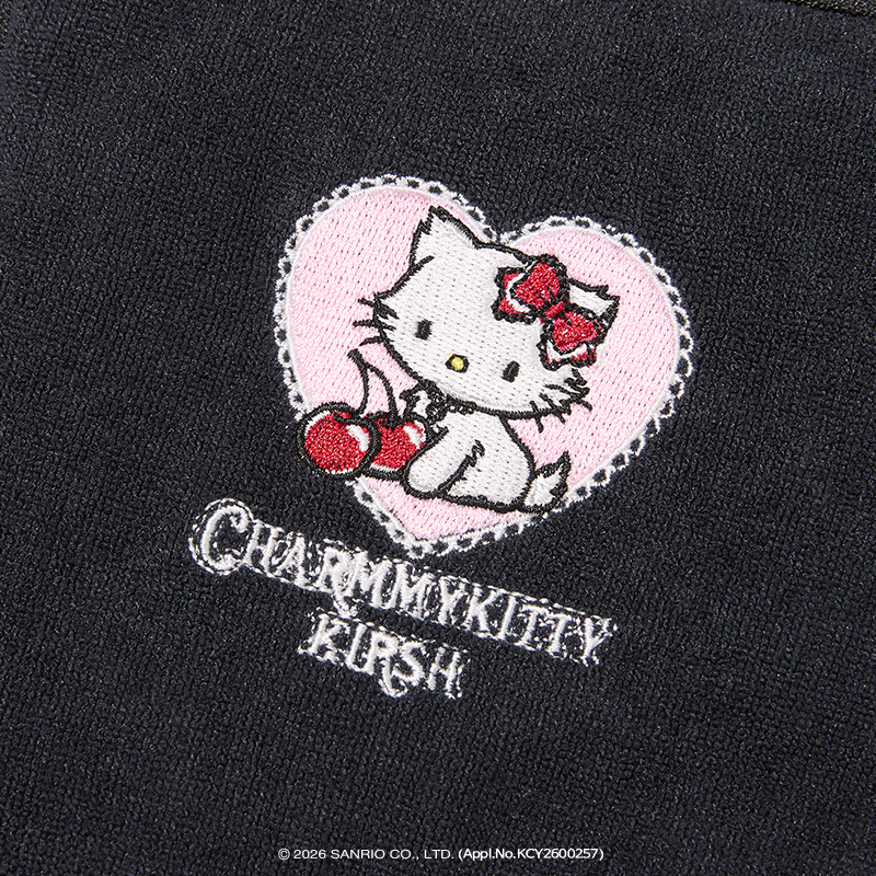 KIRSH X CHARMMYKITTY テリーポーチ【ブラック】