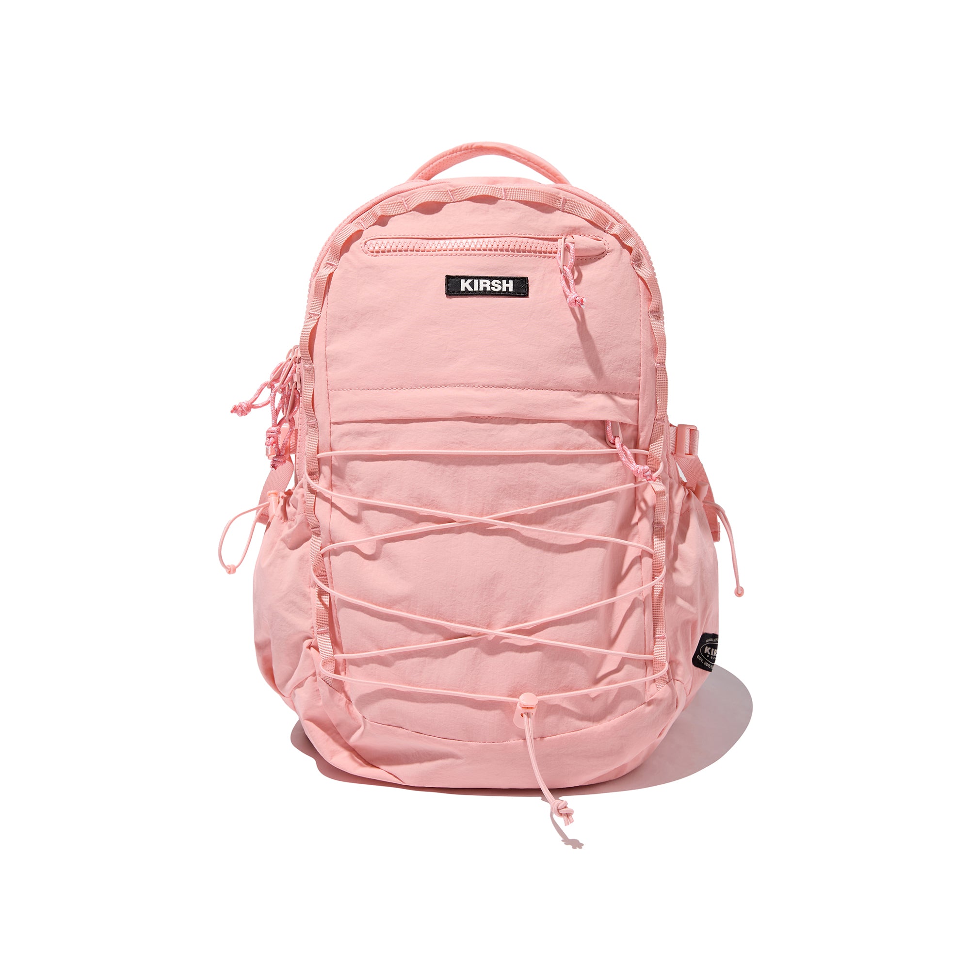 KIRSH ポケットパッカブルキーリング付きストリングバックパック 【ブラック】