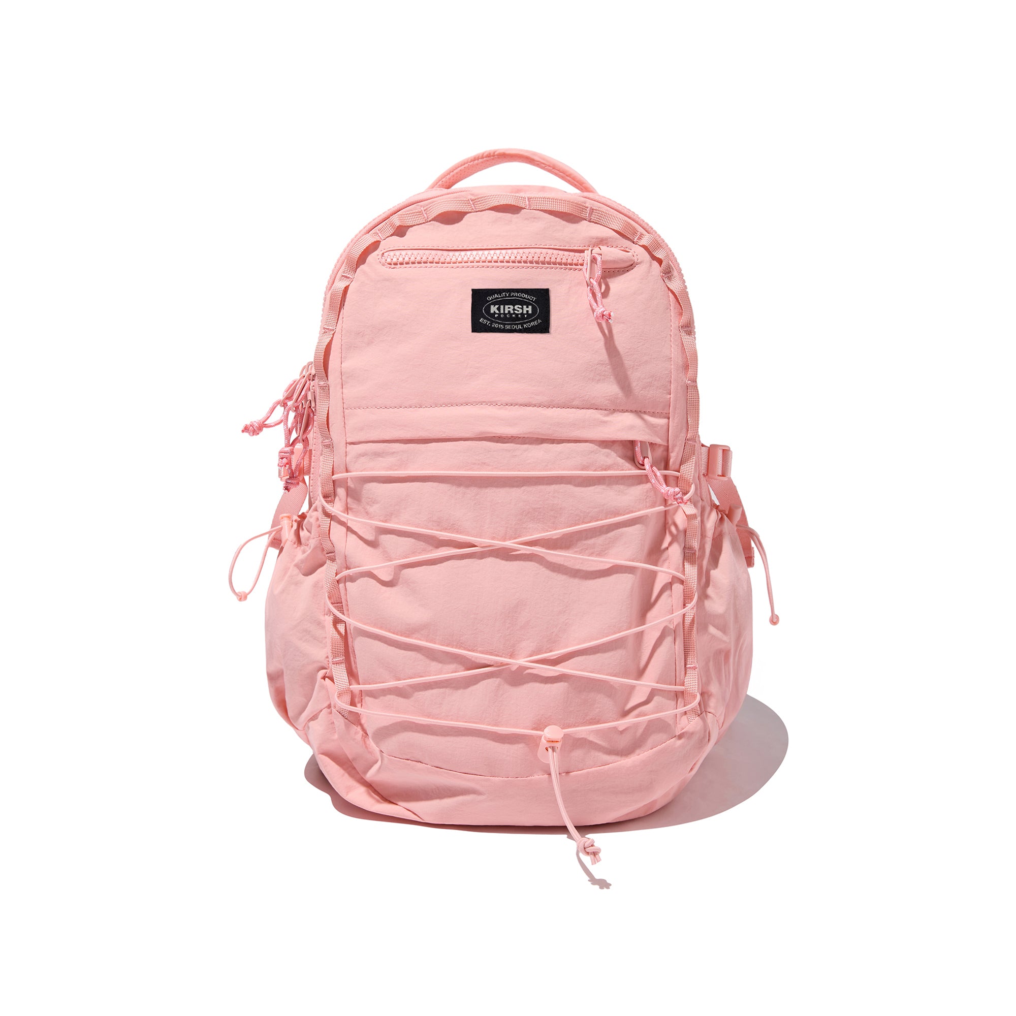 KIRSH ポケットパッカブルキーリング付きストリングバックパック 【サーモン】