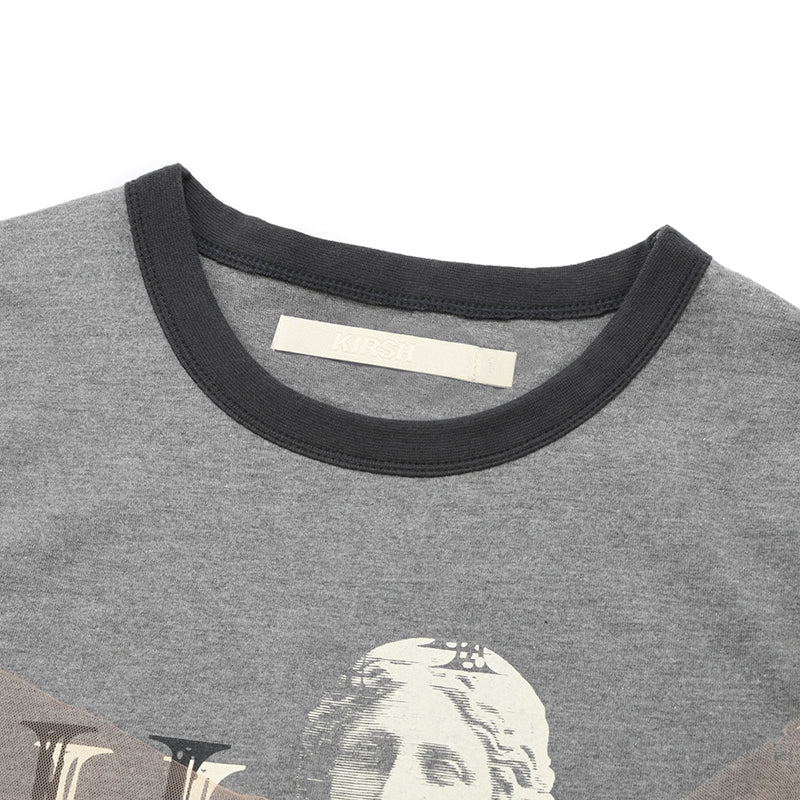 コレクショングラフィックTシャツ【メランジグレー】
