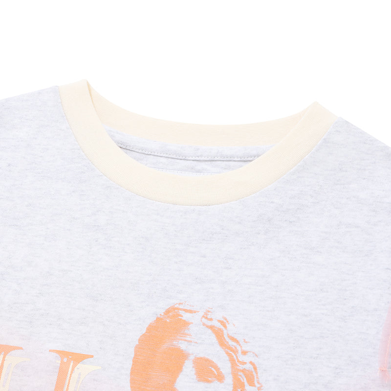 コレクショングラフィックTシャツ【メランジグレー】