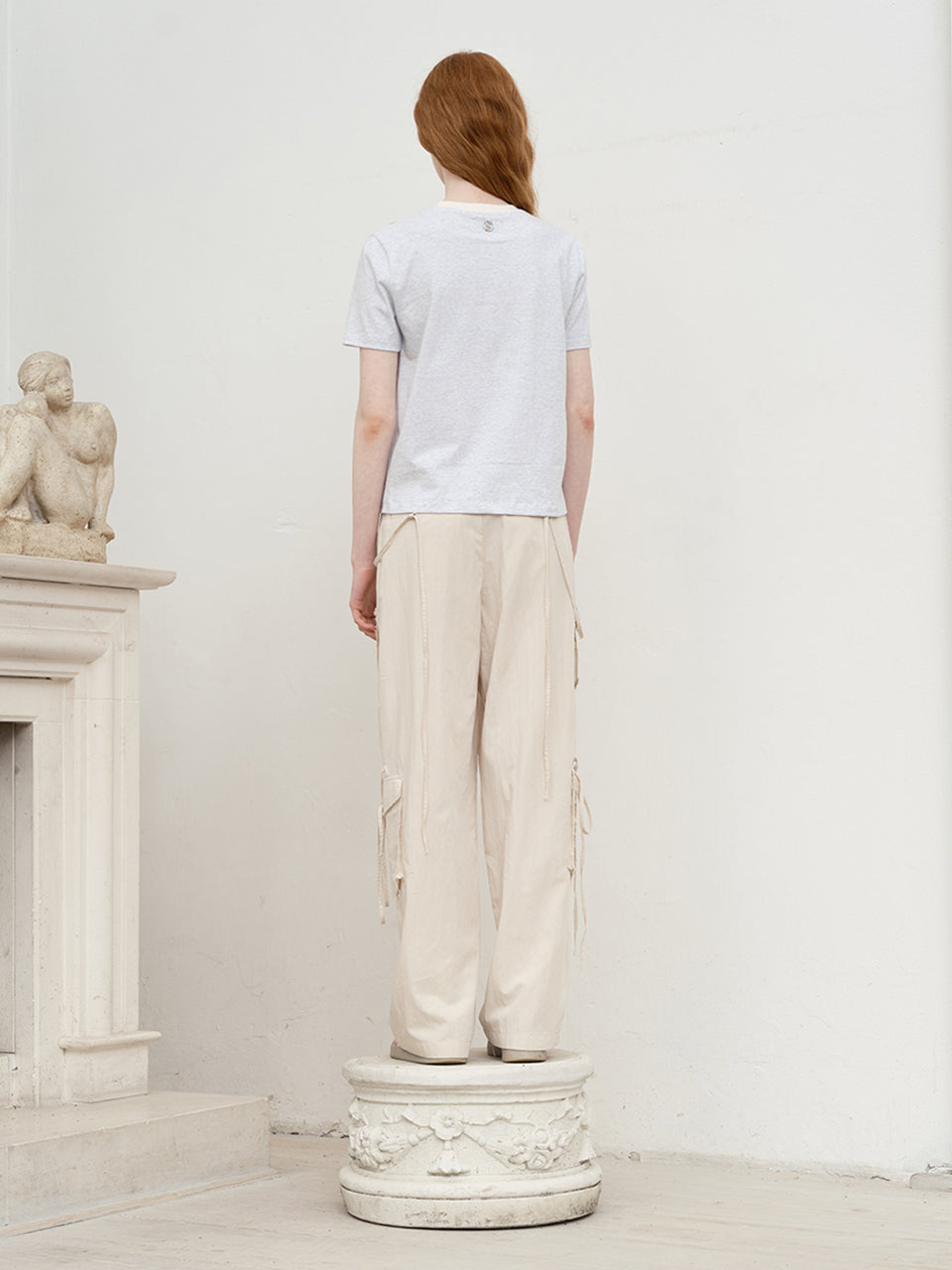コレクショングラフィックTシャツ【メランジグレー】