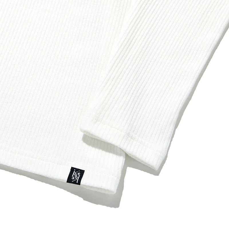 コレクションブラックオープンロングスリーブ【ライトアイボリー】