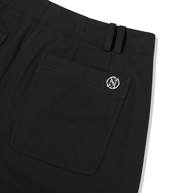 コレクションカバードフィットコットンパンツ【チャコール】