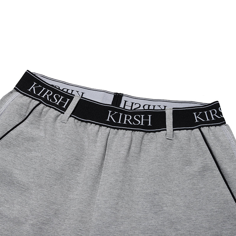 ドゥードゥルチェリーハーフバンディングパンツ【メランジグレー】