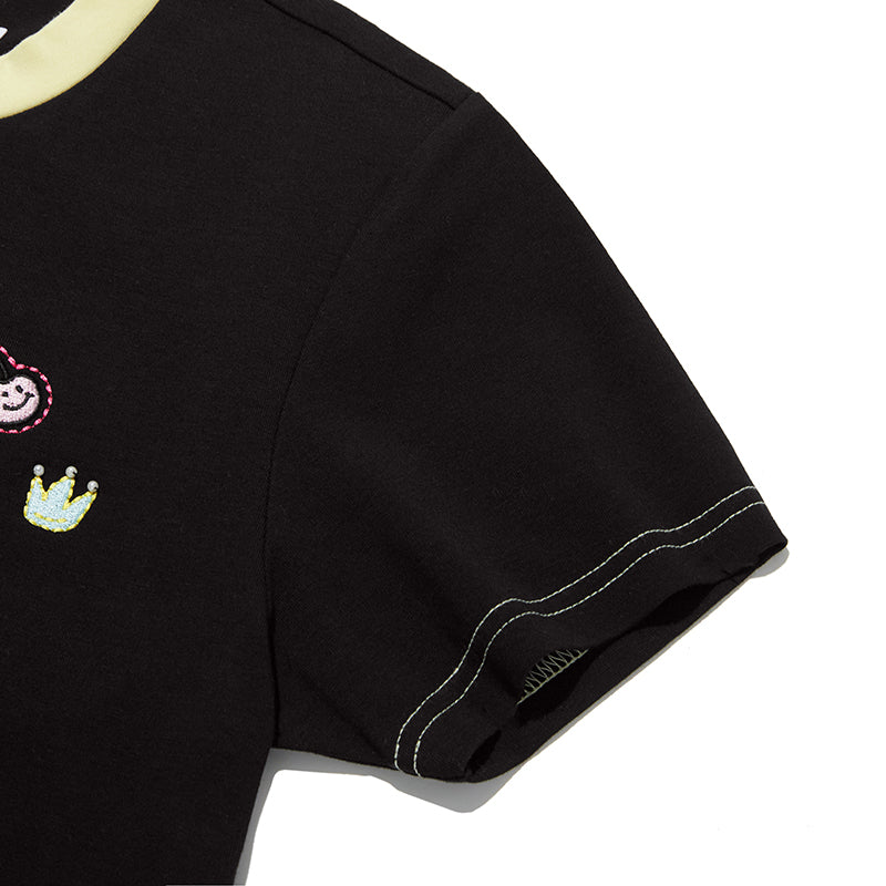 ドゥードゥルチェリーワッペンTシャツ【ブラック】
