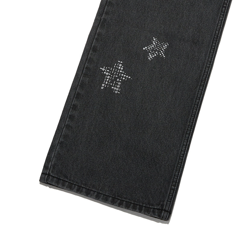 ドゥードゥルチェリープラネットデニムパンツ【ブラック】