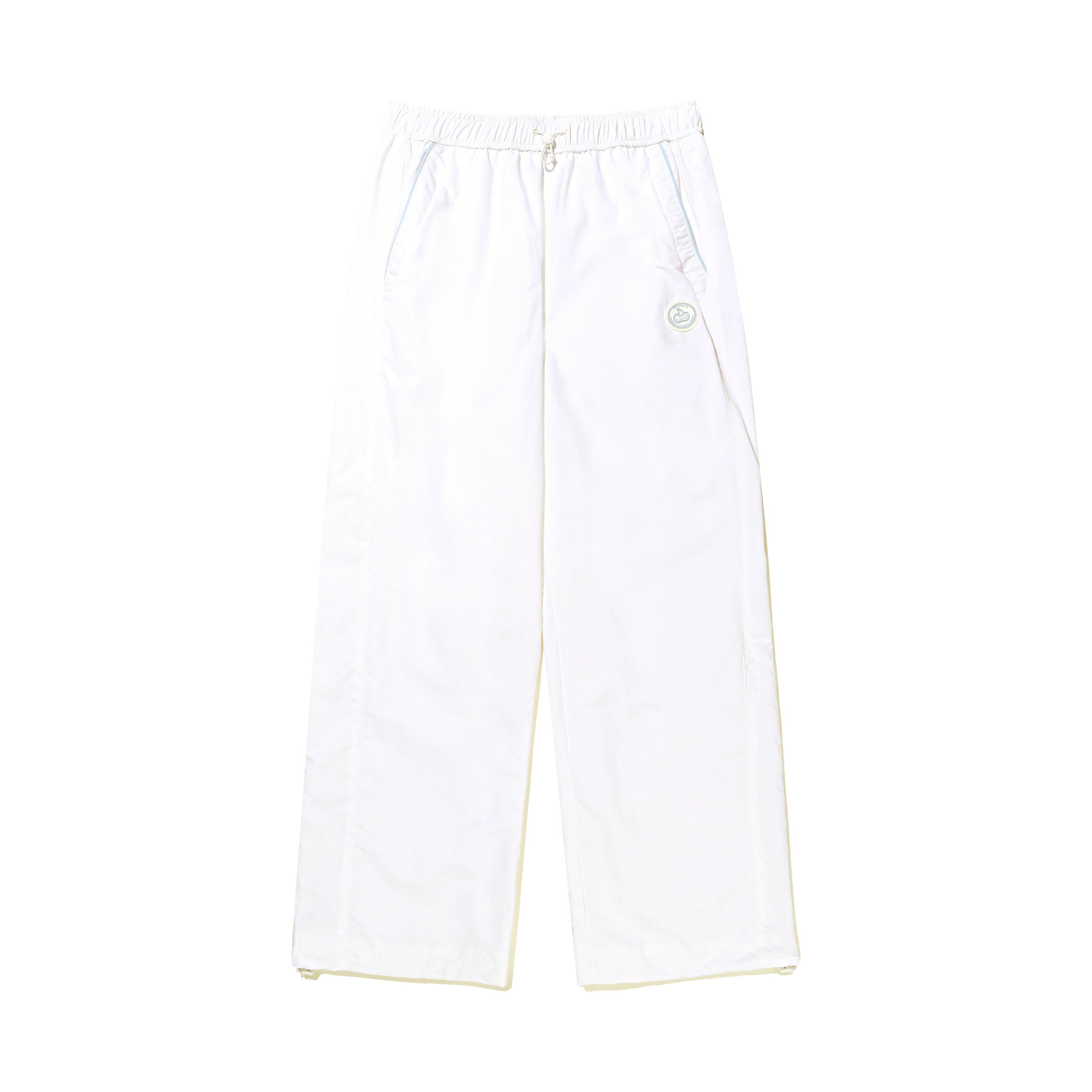 ドゥードゥルチェリー ウーブンストレートパンツ【ホワイト】