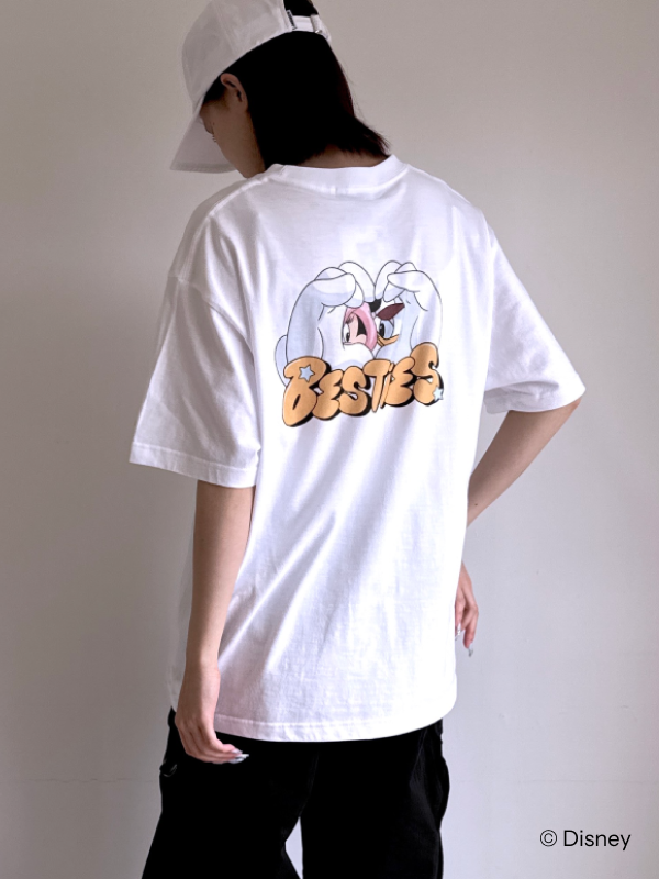 Disney ユニフォーム ホワイト KIRSH X DISNEY ベスティーズ Tシャツ【ホワイト】