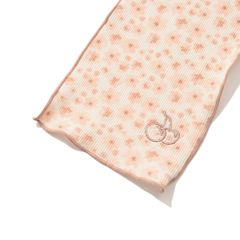 チェリーボヘミアンスリムマフラー【サーモン】