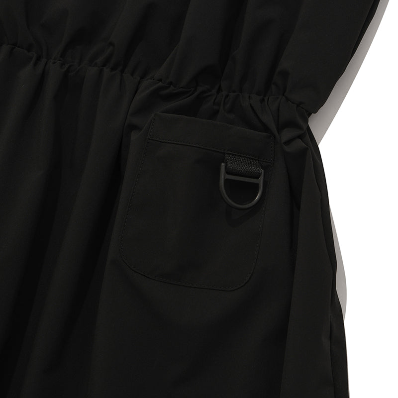 アウトドアバルーンウーブンドレス【ブラック】