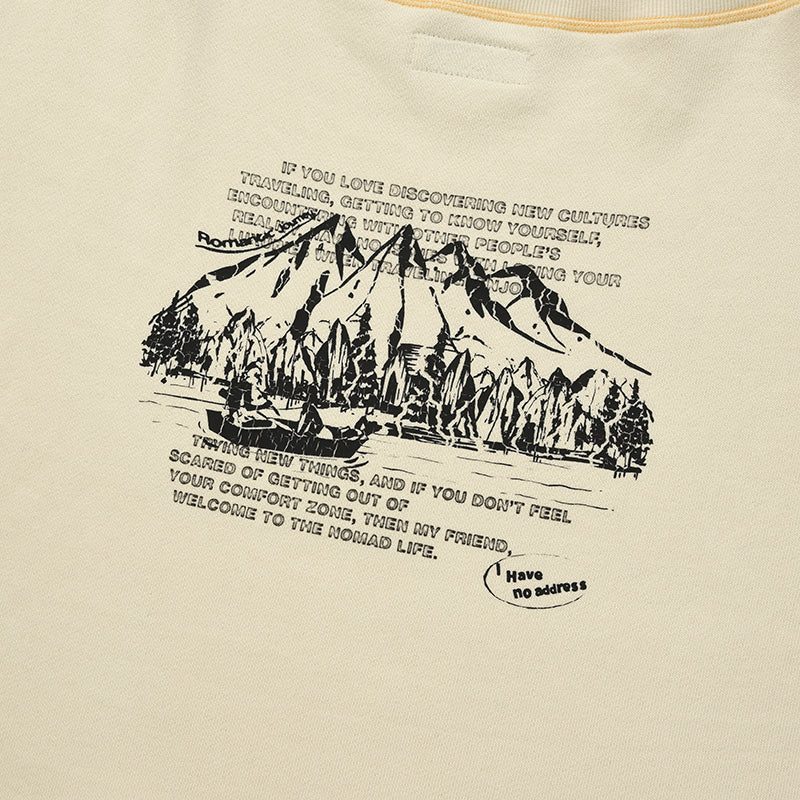 ノマドグラフィックスウェット【サンド】