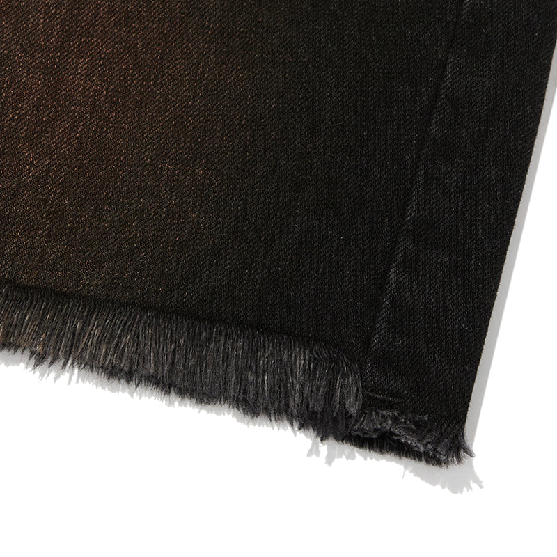 チェリーダメージデニムショートパンツ【ブラック】