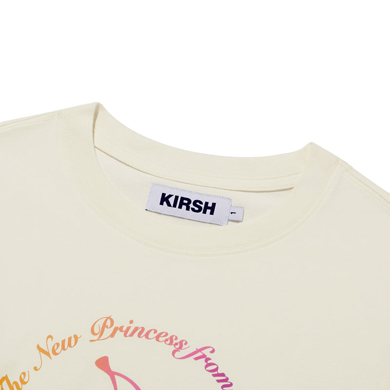 チェリーアーチロゴクロップTシャツ【アイボリー】