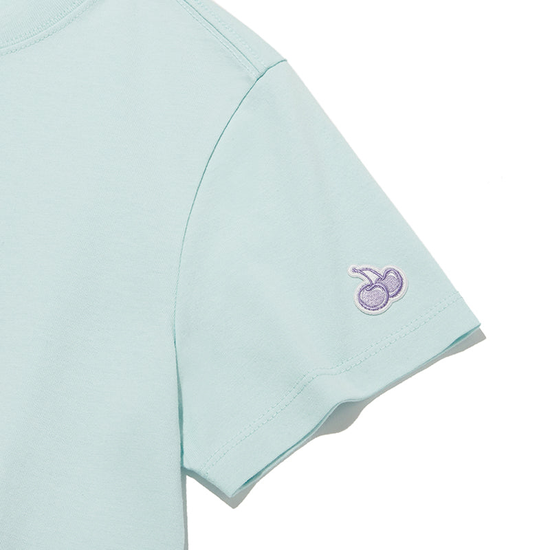 チェリーアーチロゴクロップTシャツ【ミント】