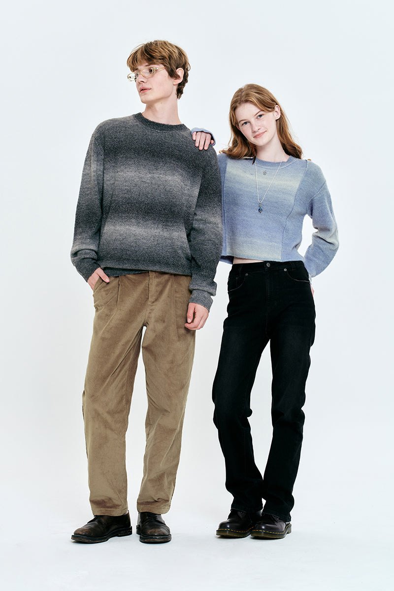 チェリーベーシックナッピングデニムパンツ【ブラック】