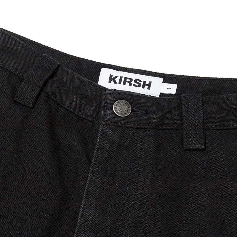 チェリーベーシックナッピングデニムパンツ【ブラック】