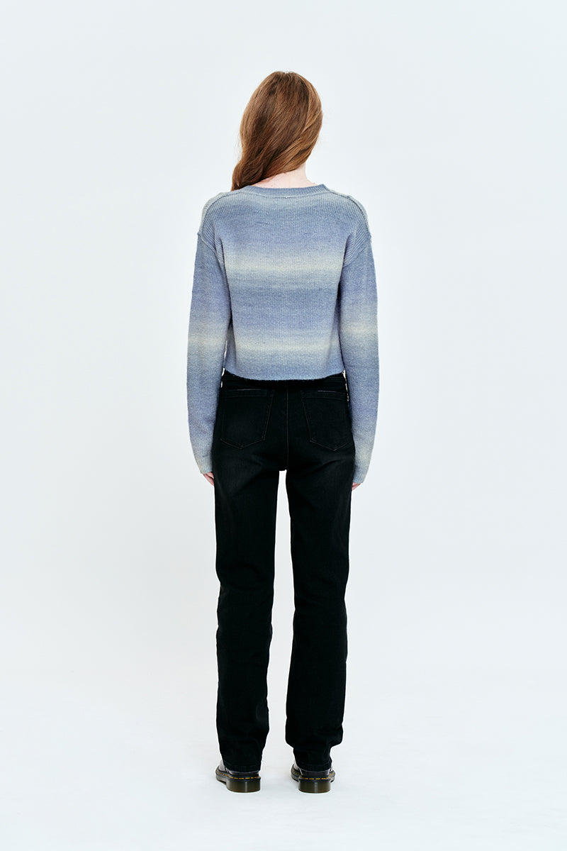 チェリーベーシックナッピングデニムパンツ【ブラック】